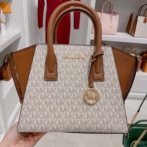 Michael Kors Avril Small Top-Zip Satchel